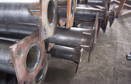 Máy hàn tấm cơ sở tự động cho cột đèn hình hình nón, cột cao, đơn cột