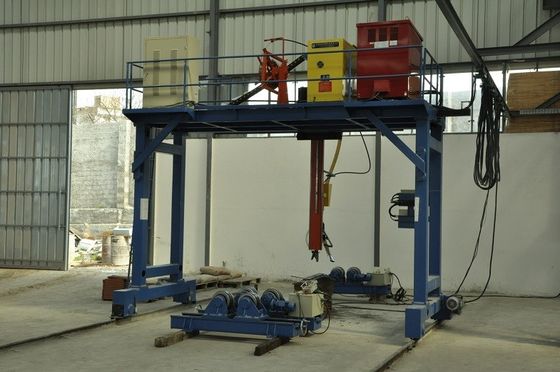 Máy Pole ánh sáng / dây chuyền sản xuất cột ánh sáng với biến tần ABB