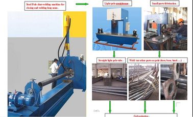 Máy công nghiệp cột đèn đường / thiết bị làm cột đèn