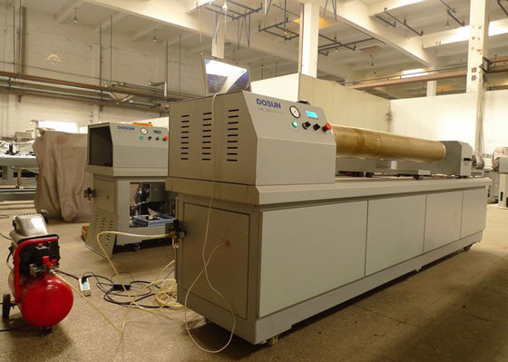 Dệt may quay Laser Engraver 640mm Màn hình Lặp lại, Xanh UV Engraving Machine