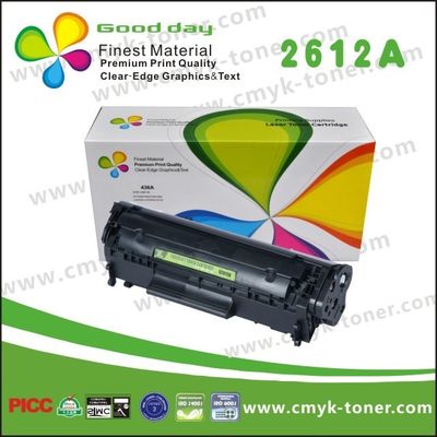 Máy in laser Toner Cartridge màu đen Q2612A tương thích với HP