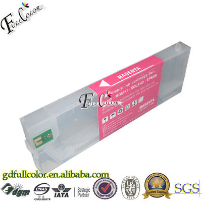 Save Cost 440ml / 220ml 6 Color Refillable Ink Cartridge Mimaki ES3 For JV30 With Permanent Chip