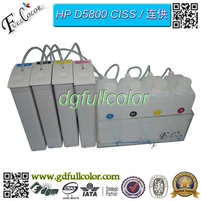 DIY HP81 CISS  Compatible HP Designjet D5800 Printer BK C M Y Continuous Ink Supply System