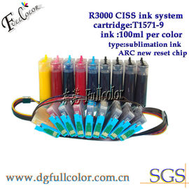 Full Pigment Ink Refilled Epson T1571 - T1579 CISS Continuous Ink Supply System 9 colors 200ml each color