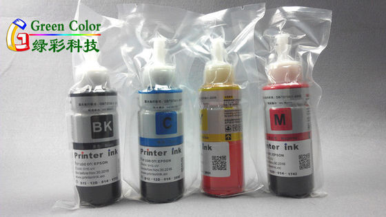 200ml 500ml canon Dye ink for epson L100/L101 with black yellow color never clog